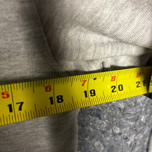 Karl Lagerfeld Sweatshirt Women Medium Gray Neon Signature Eiffel Tower Pullover - Picture 13 of 13